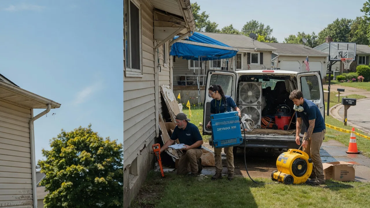 Ceiling Leak Cleanup in Fayette City, PA near me